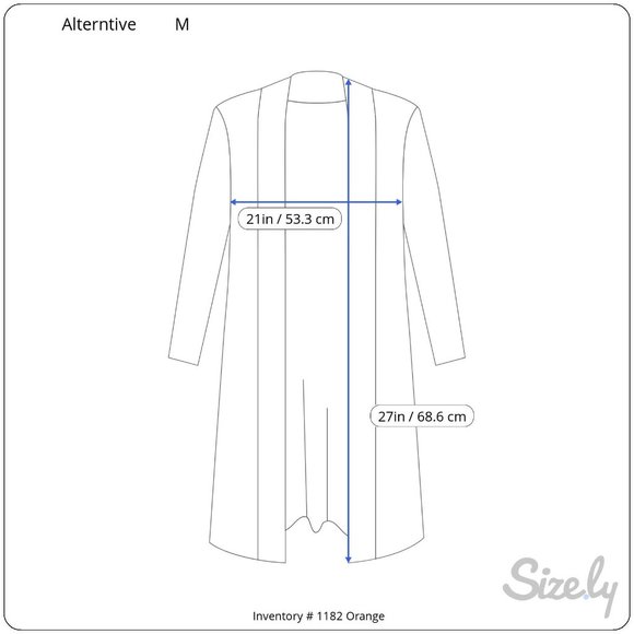 Alternative Asymmetric Open Cardigan Sweater Medium Cornflower blue with Queen A - Picture 11 of 11